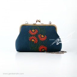 کیف بند دار زنانه مدل گل میخک راژانه