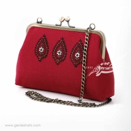 کیف بنددار قرمز سه بته راژانه-rajane